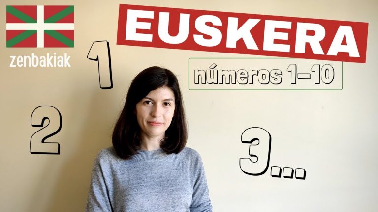 Descubre los fascinantes números en euskera: del 1 al 10, una aventura numérica en el idioma vasco